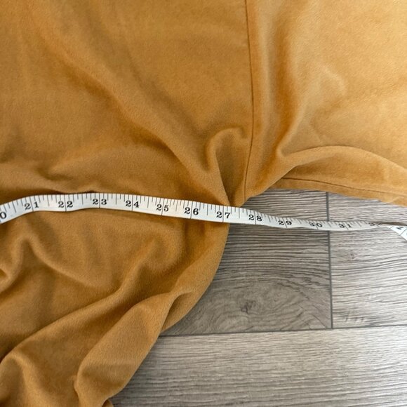 Van Heusen Mens Robe VTG 70s Velour Tan Blue Pockets One Size Swanky Kimono Styl - Picture 8 of 13